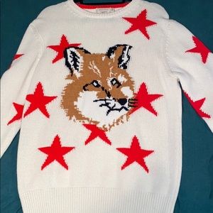 Maison Kitsune Men’s lambs wool sweater